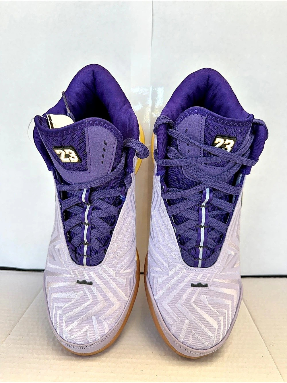 Nike LeBron 23 Men's Athletic Shoes Purple & Yellow us 11